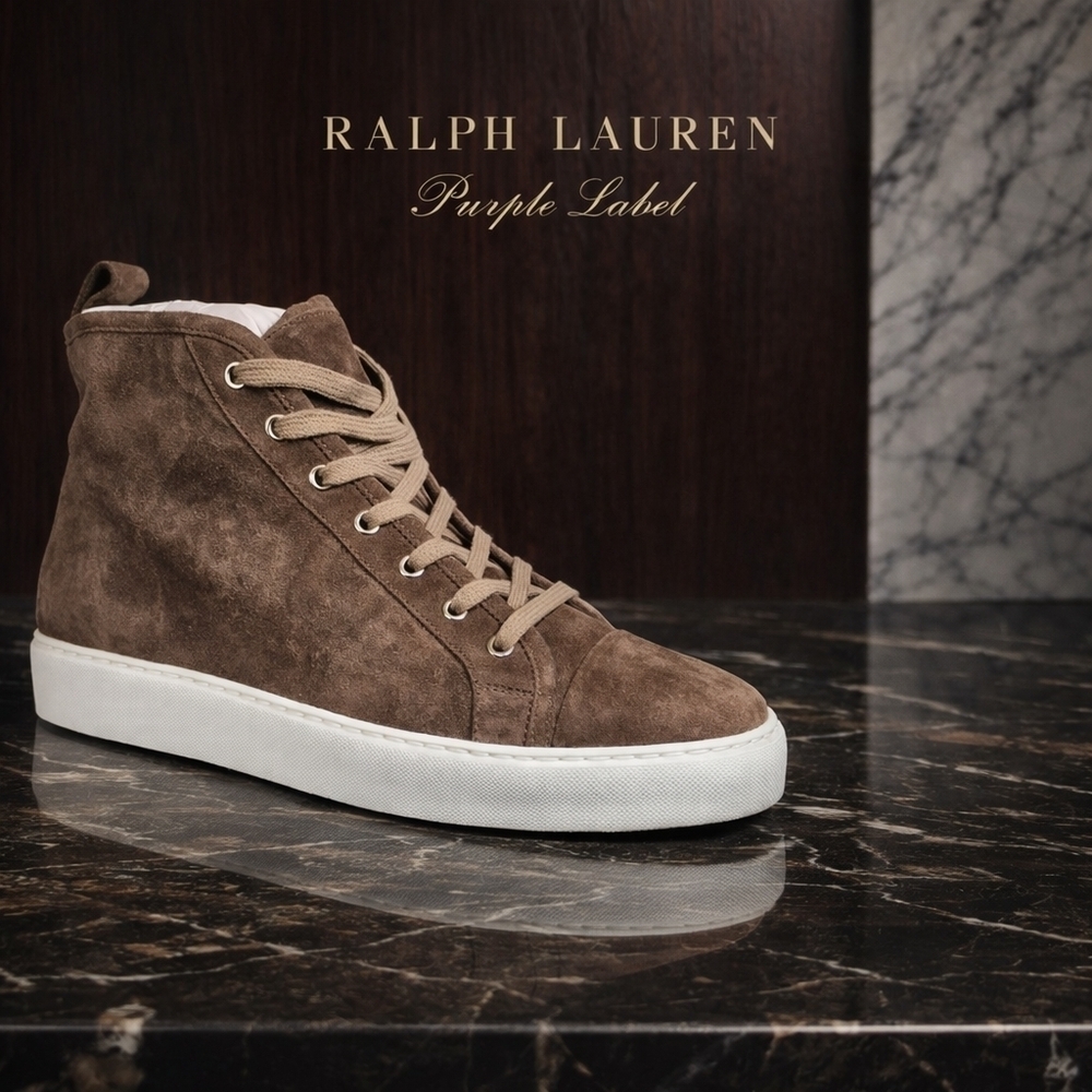 Ralph Lauren Purple Label Jeromy X high-top sneakers - Picture 7 of 8